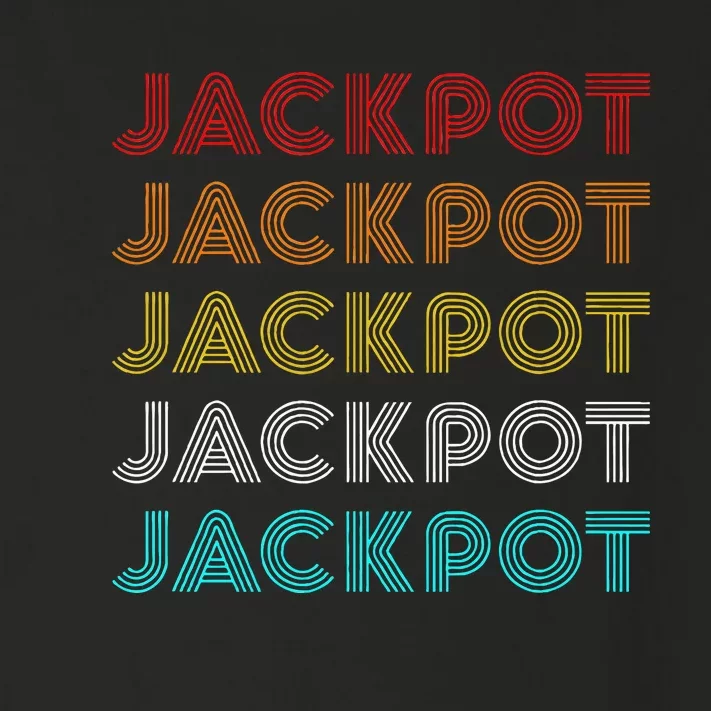 Jackpot Retro Casino Toddler Long Sleeve Shirt