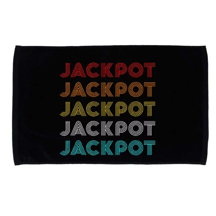 Jackpot Retro Casino Microfiber Hand Towel