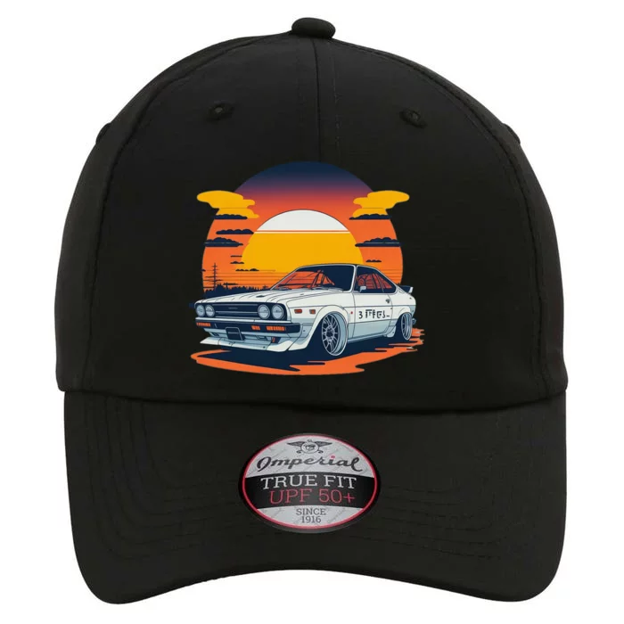 Jdm Retro Car And Sunset The Original Performance Cap