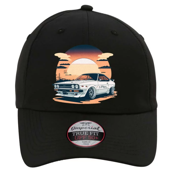 Jdm Retro Car And Sunset The Original Performance Cap