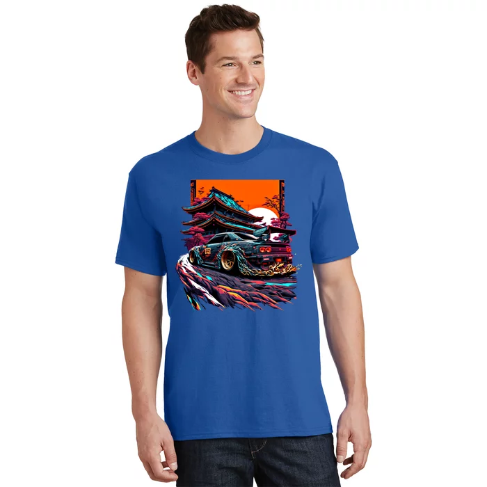 Japanese Retro Car Racing Drifting Art Jdm Legend Tuning Gift T-Shirt