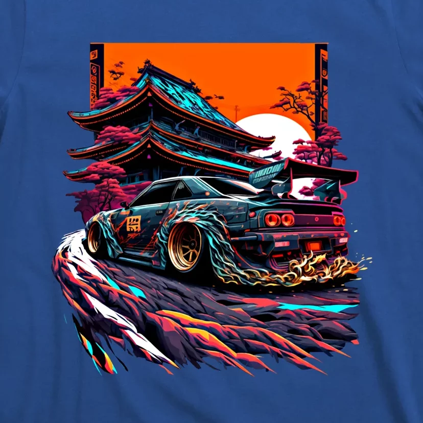 Japanese Retro Car Racing Drifting Art Jdm Legend Tuning Gift T-Shirt