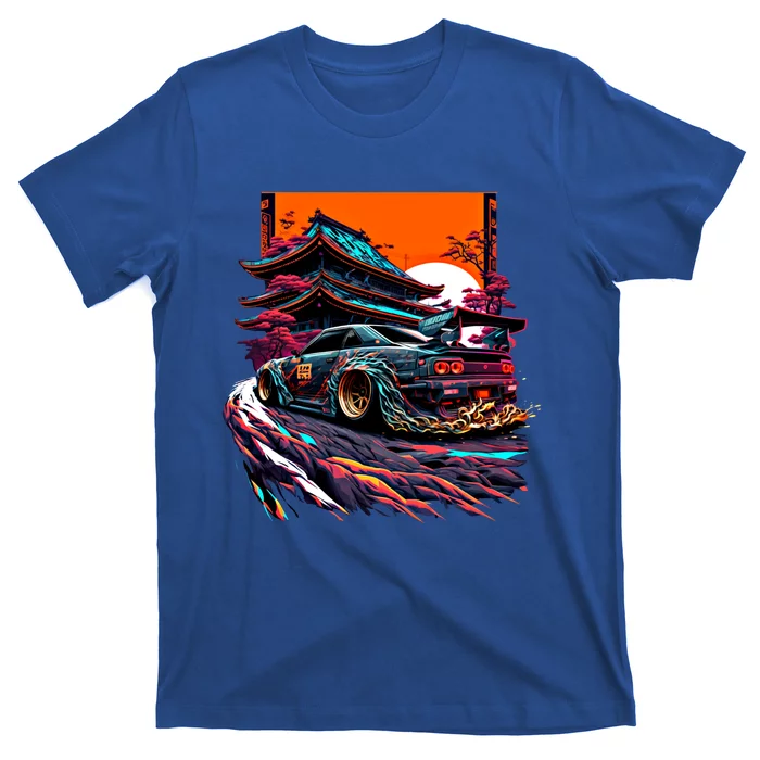 Japanese Retro Car Racing Drifting Art Jdm Legend Tuning Gift T-Shirt