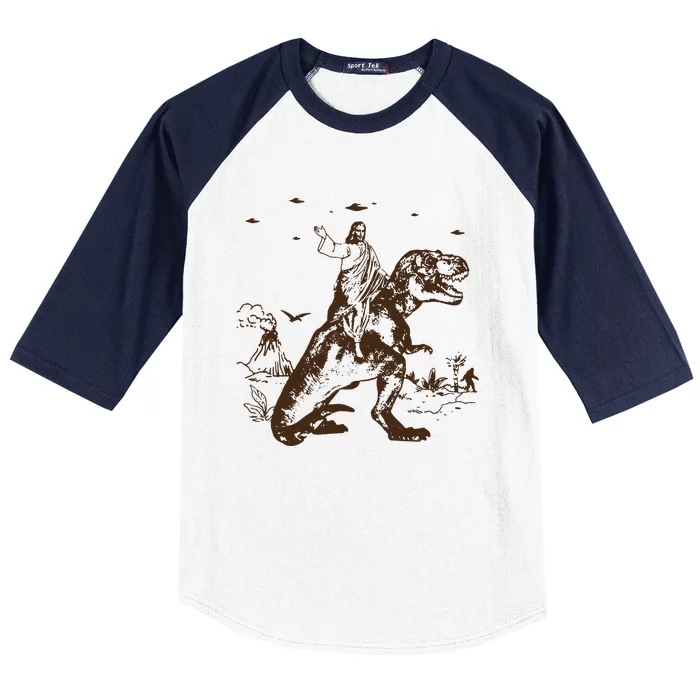 Jesus Riding Dinosaur T Shirt UFO T Shirt Funny T Shirts Offensive Cool  Baseball Sleeve Shirt