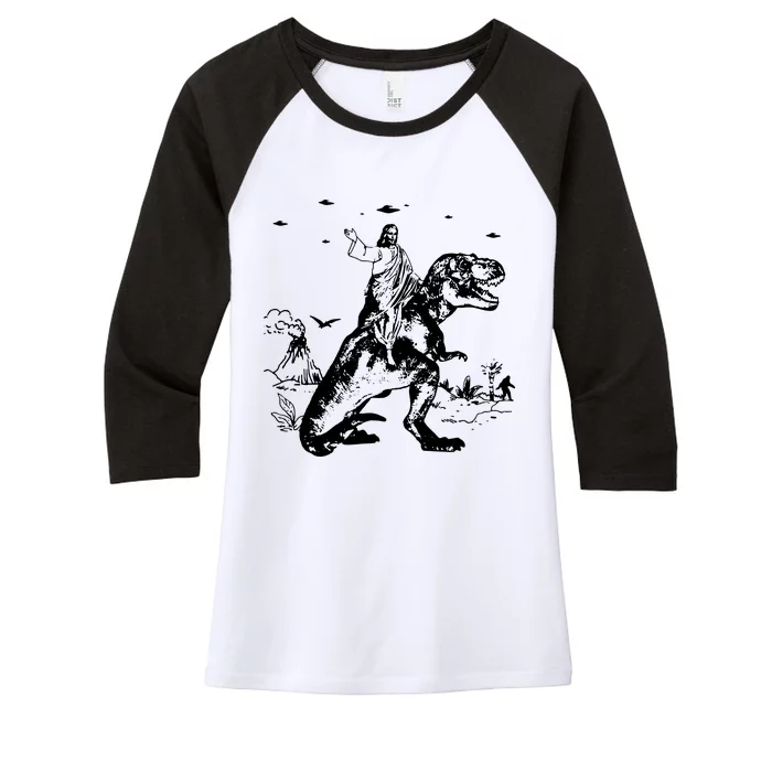 Jesus Riding Dinosaur T Shirt UFO T Shirt Funny T Shirts Offensive Cool  Baseball Sleeve Shirt