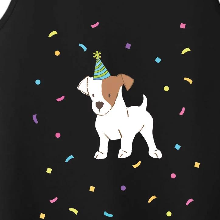 Jack Russell Dog Shirts Birthday Gifts Party Terrier Performance Tank