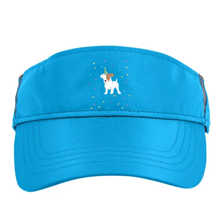 Jack Russell Dog Shirts Birthday Gifts Party Terrier Adult Drive Performance Visor