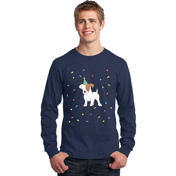 Jack Russell Dog Shirts Birthday Gifts Party Terrier Long Sleeve Shirt