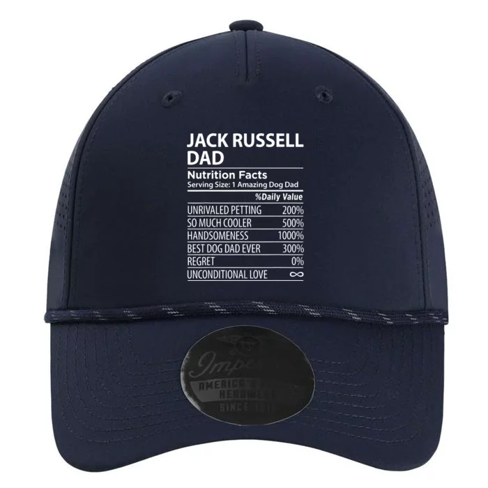 Jack Russell Dad Nutrition Facts Funny Jack Russell Performance The Dyno Cap