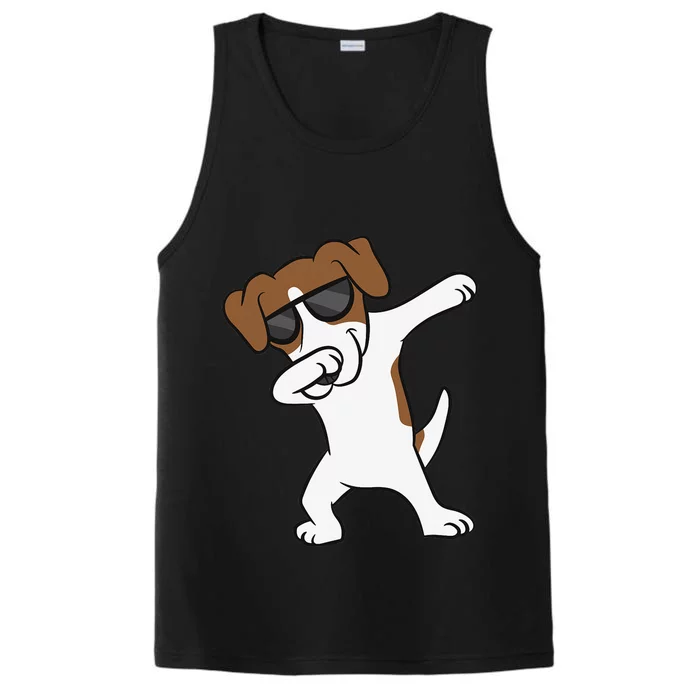 Jack Russell Dabbing Cute Jack Russell Love Jack Russells Performance Tank