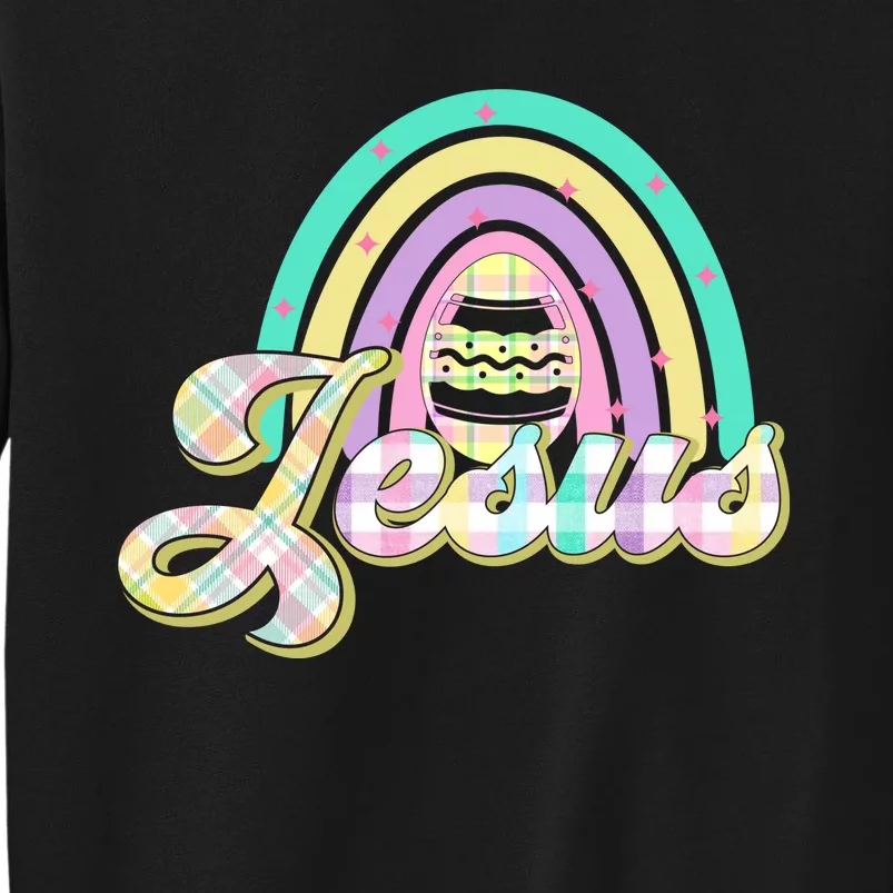 Jesus Rainbow Easter Day Tall Sweatshirt