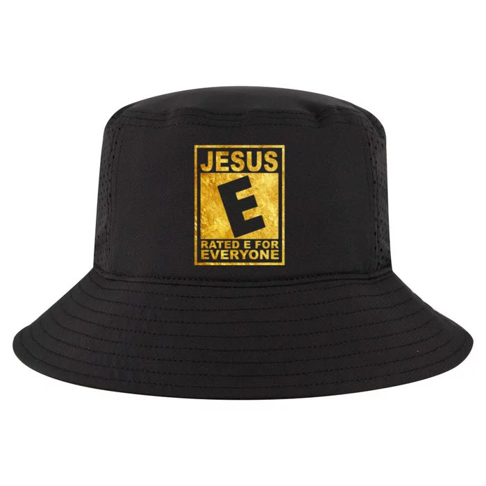 Jesus Rated E For Everyone Christian Easter Day Gifts Cool Comfort Performance Bucket Hat