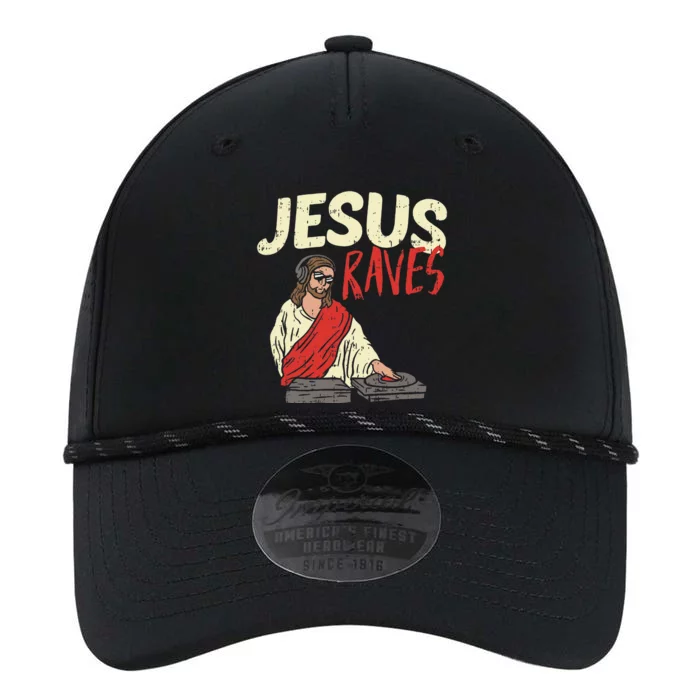 Jesus Raves Funny Electronic Music EDM Festival DJ Gift Performance The Dyno Cap