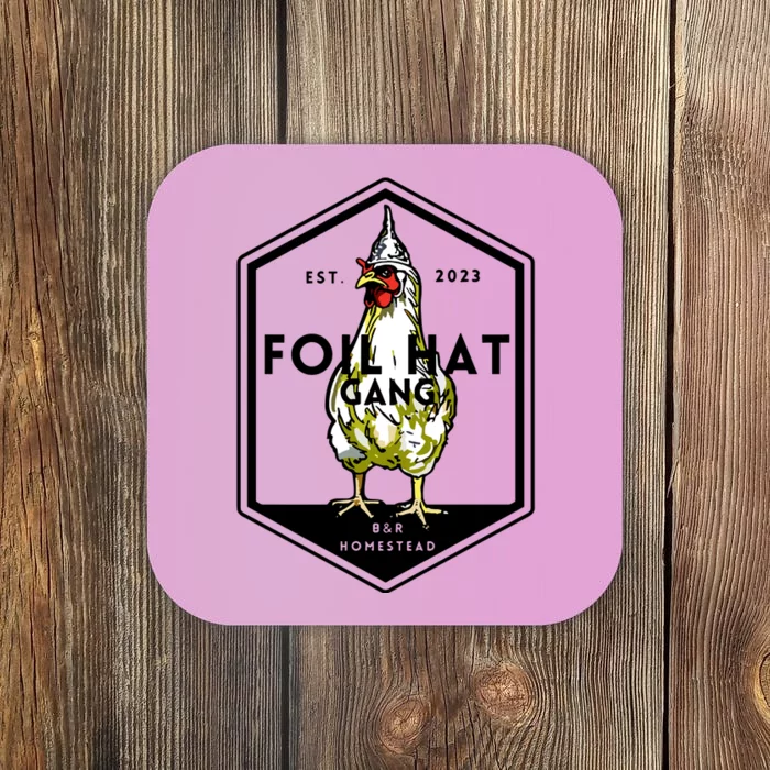 Jessica Rojas Foil Hat Gang Coaster