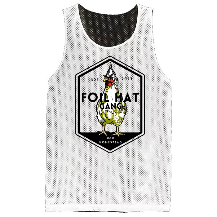 Jessica Rojas Foil Hat Gang Mesh Reversible Basketball Jersey Tank