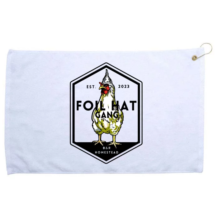 Jessica Rojas Foil Hat Gang Grommeted Golf Towel