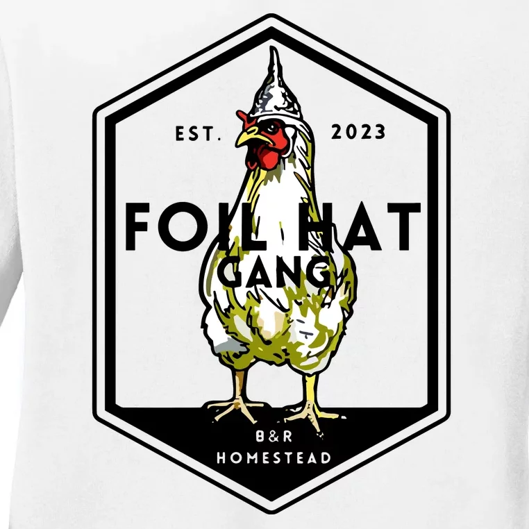 Jessica Rojas Foil Hat Gang Ladies Long Sleeve Shirt