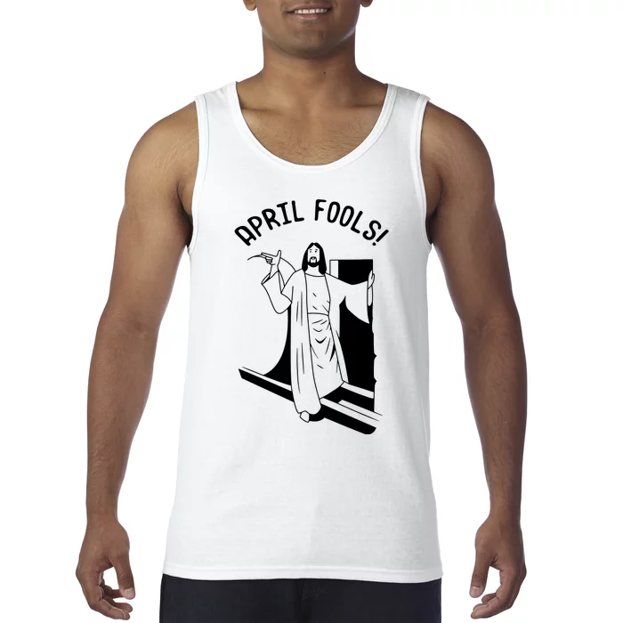 Jesus Rising From Tomb Funny Tank Top