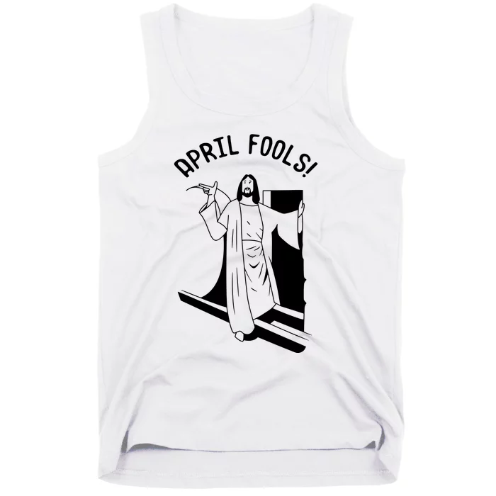 Jesus Rising From Tomb Funny Tank Top