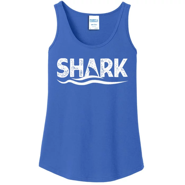 Jaw Ready For This Shark Fin Lovers Ocean Ladies Essential Tank