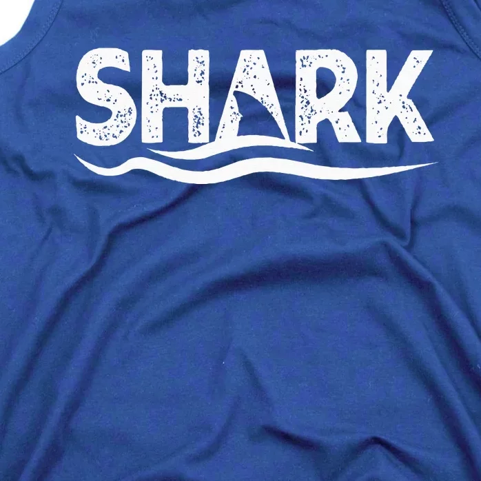 Jaw Ready For This Shark Fin Lovers Ocean Tank Top