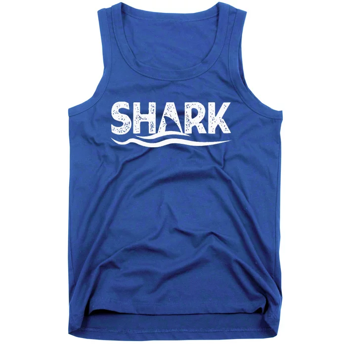 Jaw Ready For This Shark Fin Lovers Ocean Tank Top