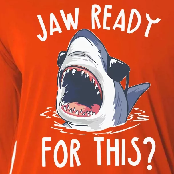 Jaw Ready For This Shark Week Cooling Performance Long Sleeve Crew