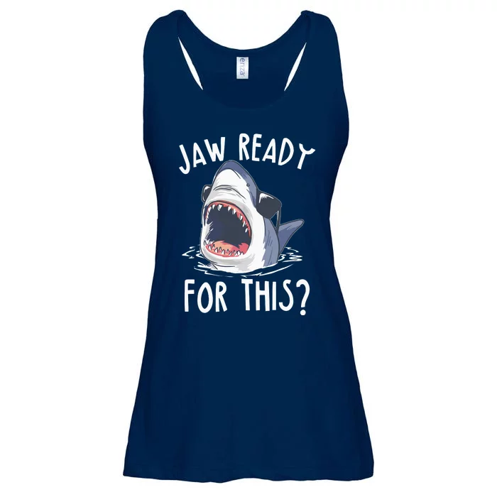 Jaw Ready For This Shark Week Ladies Essential Flowy Tank