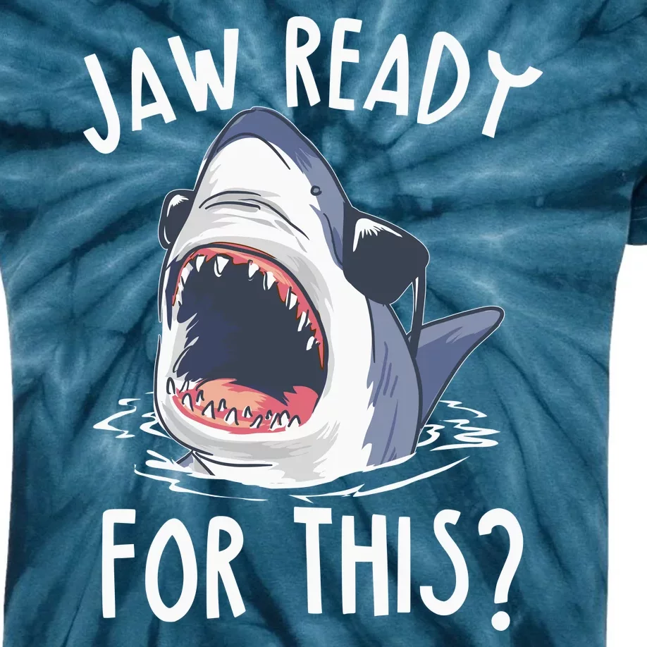 Jaw Ready For This Shark Week Kids Tie-Dye T-Shirt