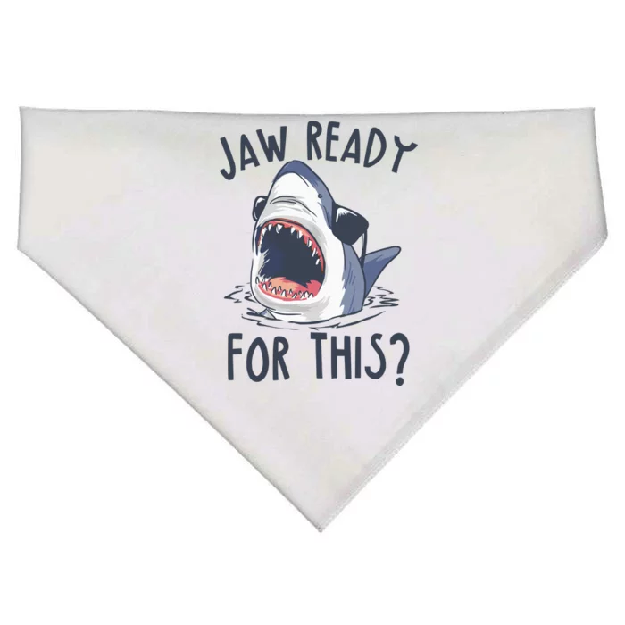 Jaw Ready For This Shark Week USA-Made Doggie Bandana