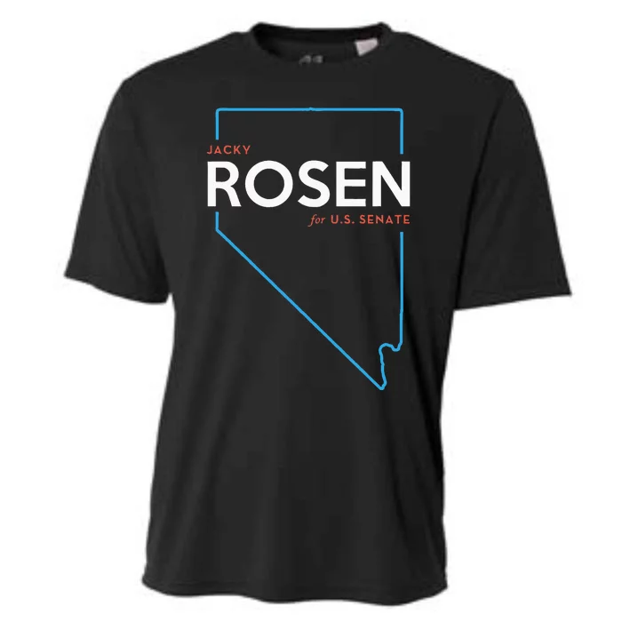 Jacky Rosen For Senator Nevada 2024 Campaign Cooling Performance Crew T-Shirt