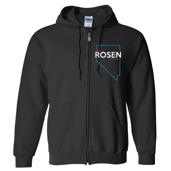 Jacky Rosen For Senator Nevada 2024 Campaign Full Zip Hoodie