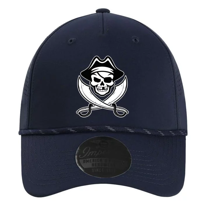 Jolly Roger Gasparilla Pirate Skull With Swords Performance The Dyno Cap