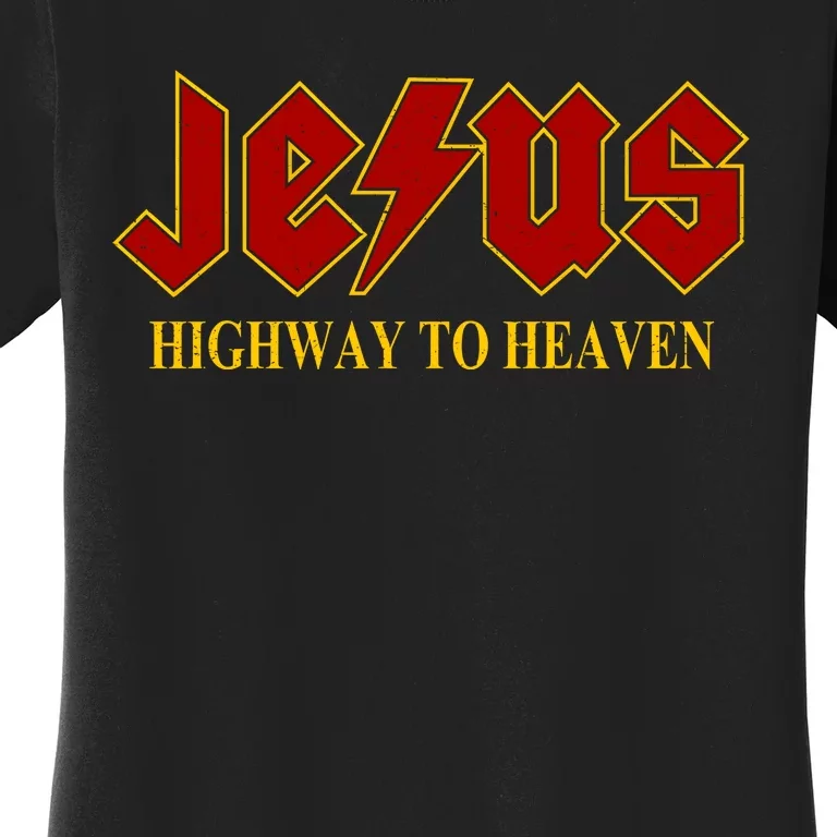 Jesus Rocks Highway To Heaven Women's T-Shirt