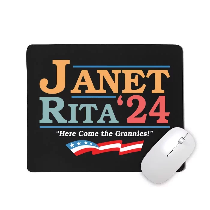 Janet Rita24 Here Come The Grannies Mousepad