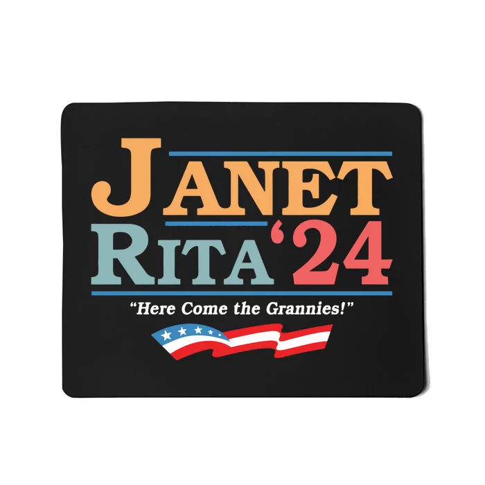 Janet Rita24 Here Come The Grannies Mousepad