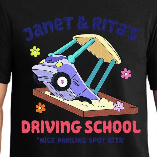 Janet & Rita's Humorous Driving School Pajama Set