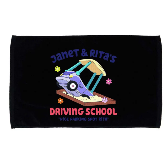 Janet & Rita's Humorous Driving School Microfiber Hand Towel