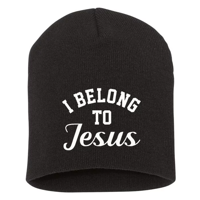 Jesus Religion I Belong To Jesus Short Acrylic Beanie