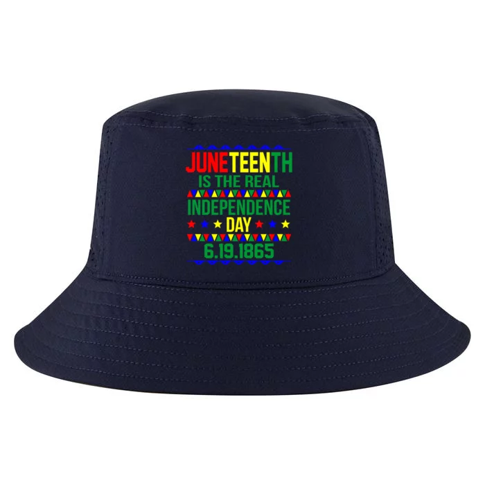 Juneteenth Real Independence Celebration Day History Graphic Gift Cool Comfort Performance Bucket Hat