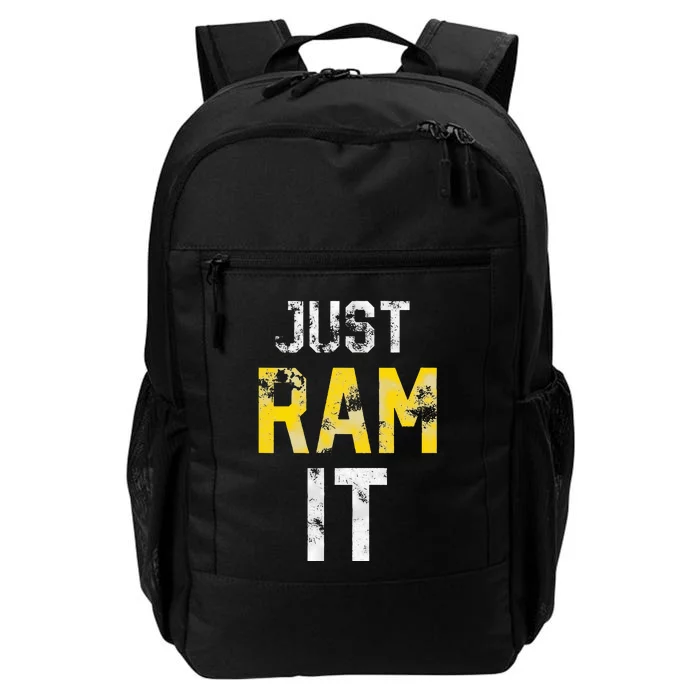 Just Ram It Funny Rams Daily Commute Backpack