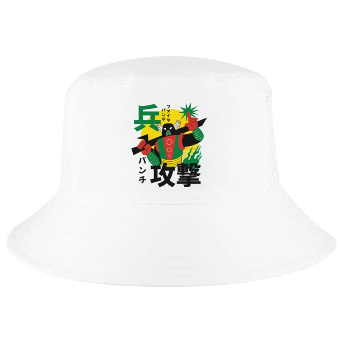 Japanese Robot Cool Comfort Performance Bucket Hat