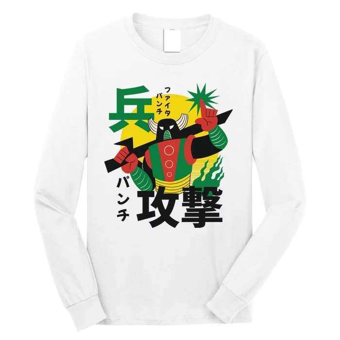 Japanese Robot Long Sleeve Shirt