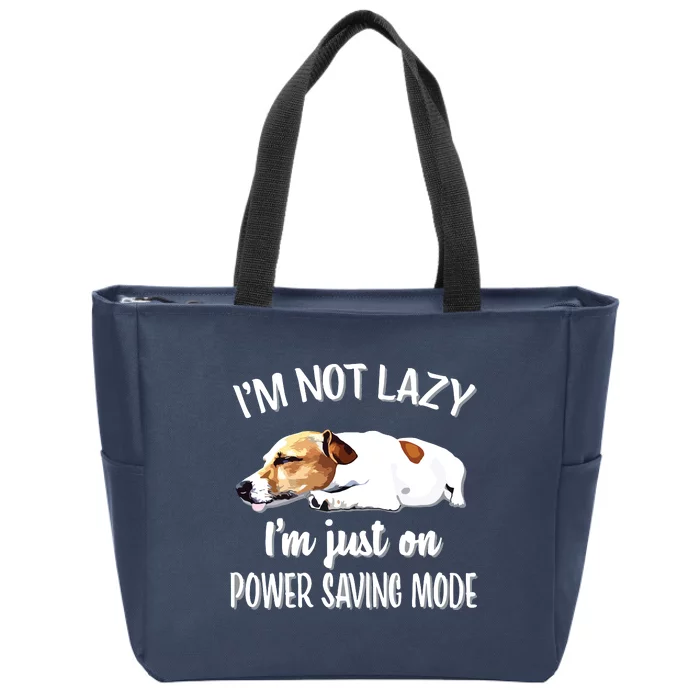 Jack Russell Zip Tote Bag