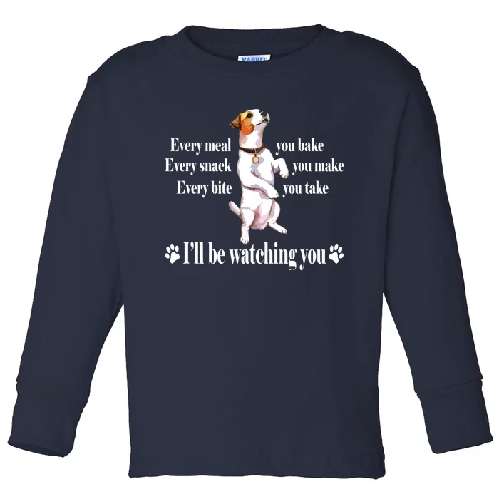 Jack Russell Toddler Long Sleeve Shirt