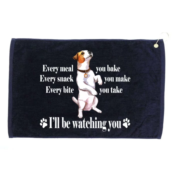 Jack Russell Grommeted Golf Towel