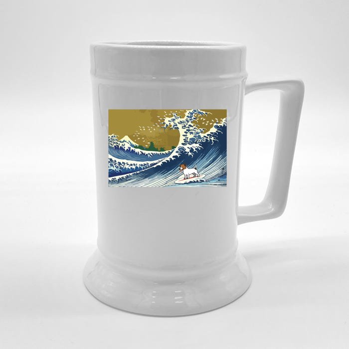 Jack Russell Front & Back Beer Stein