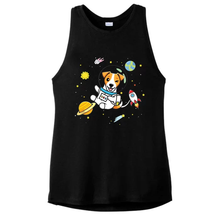 Jack Russell Ladies Tri-Blend Wicking Tank