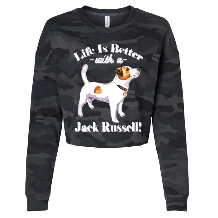 Jack Russell Cropped Pullover Crew