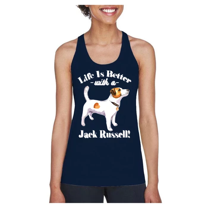 Jack Russell Women's Racerback Tank